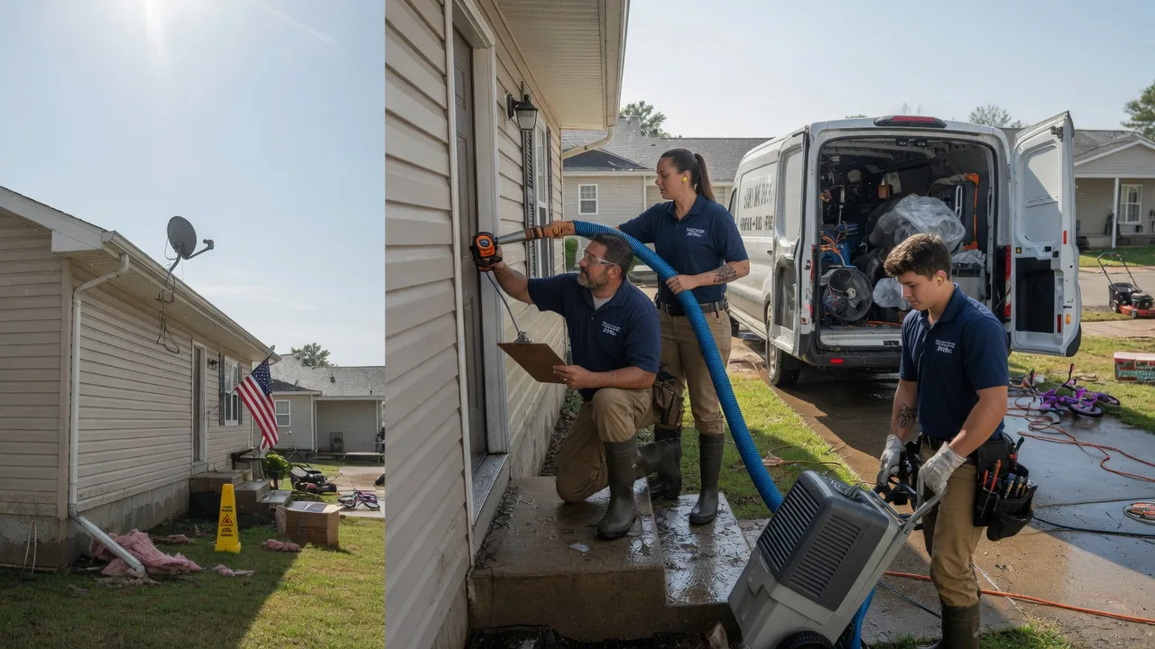 Ceiling Water Damage Restoration in Cedar Grove, TN near me